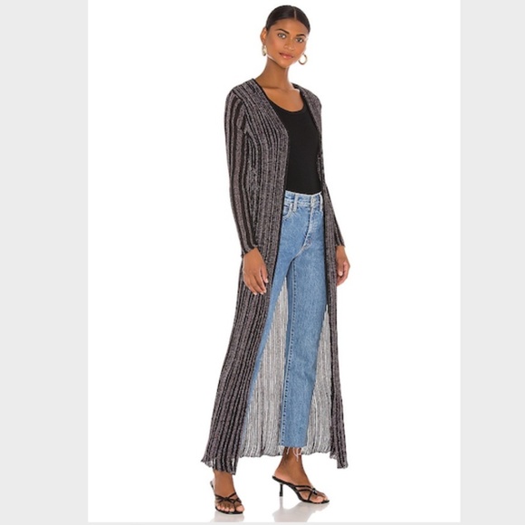 NWOT Misa Amberly Metallic Duster (S) - Picture 2 of 6